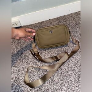Brown Lululemon Camera bag
